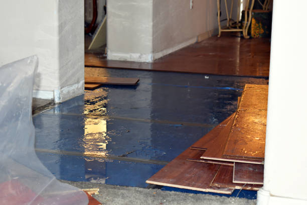 Professional Water Damage Restoration technician working in Sun Prairie, WI